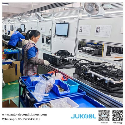 Como produzimos condicionadores de ar de estacionamento de caminhões de quali...